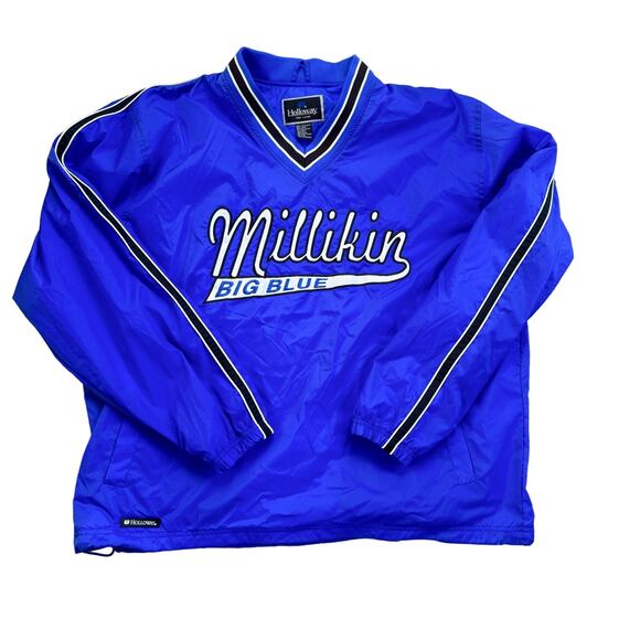 Millikin University Big Blue Pullover Windbreaker Large - Picture 1 of 8